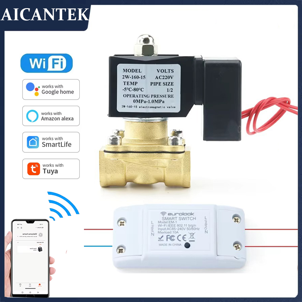 Smart Garden Instructions - AC220V Tuya WiFi صمام الملف اللولبي