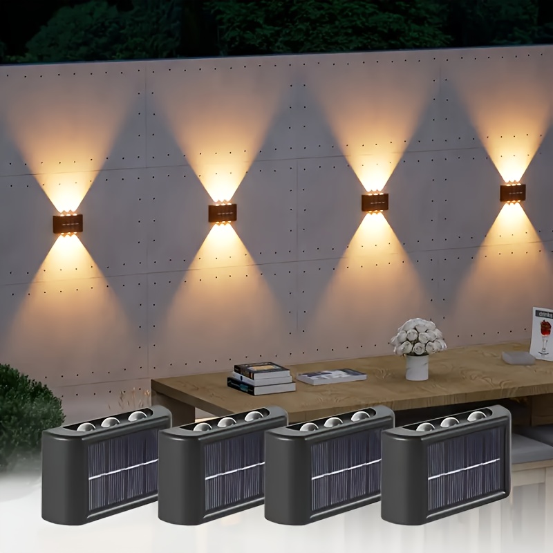 Smart Garden Solar - مصباح جداري شمسي LED خارجي مقاوم