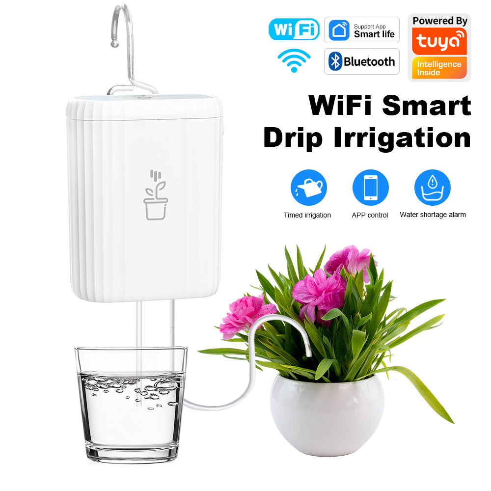 Smart Garden Sprinkler - نظام ري ذكي بالتنقيط يعمل بالواي