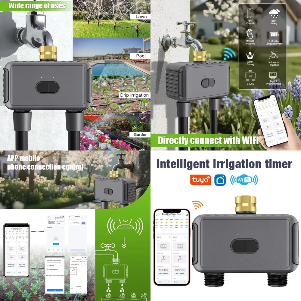 Smart Garden Watering - WAP01 مؤقت ري ذكي بتحكم عبر