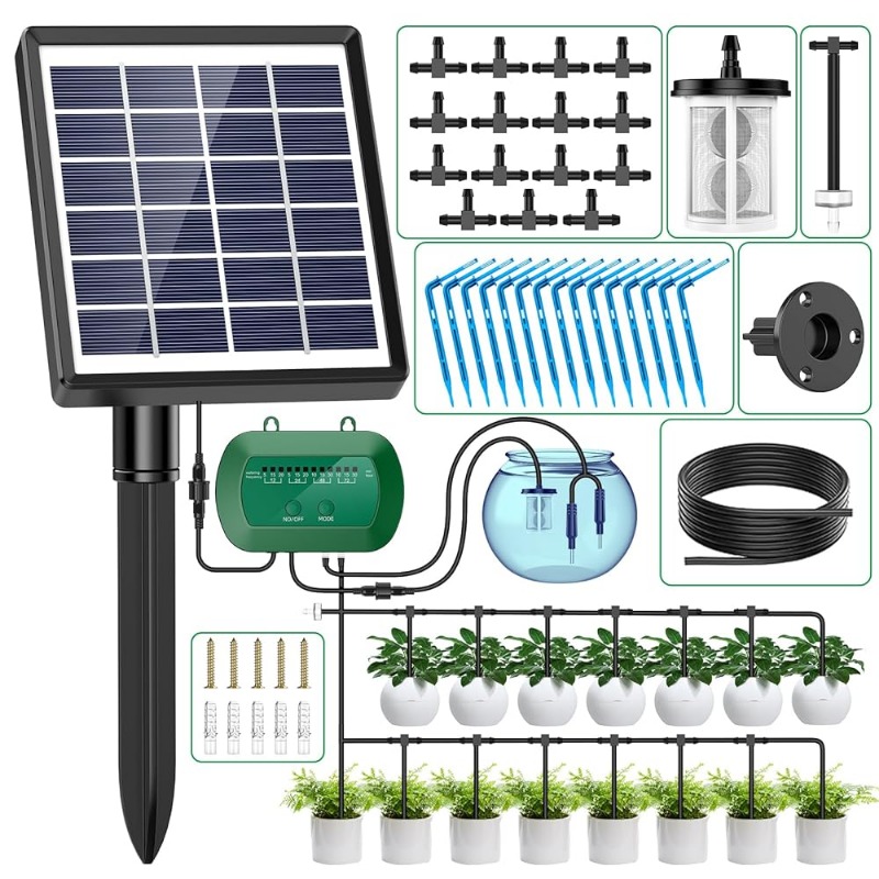 Smart Garden Watering - طقم الري الذكي بالطاقة الشمسية 6