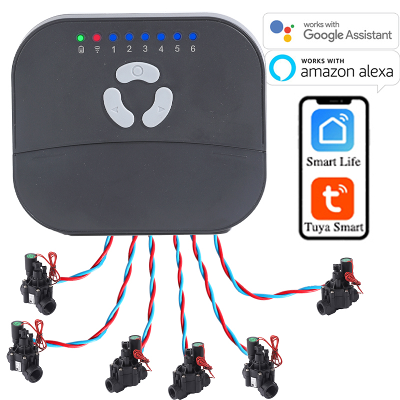 Smart Garden Iot - نظام ري ذكي بـ 6 مناطق