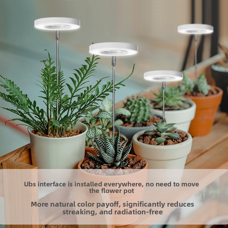 ضوء LED دائري قابل للتعتيم مع  - مراجعة Plant Grow Light Full Spectrum وسعره