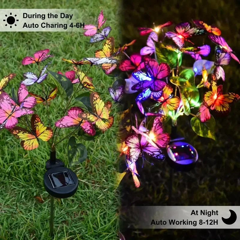 أضواء حديقة الفراشة LED بالطاق - مراجعة Smart Garden Solar وسعره