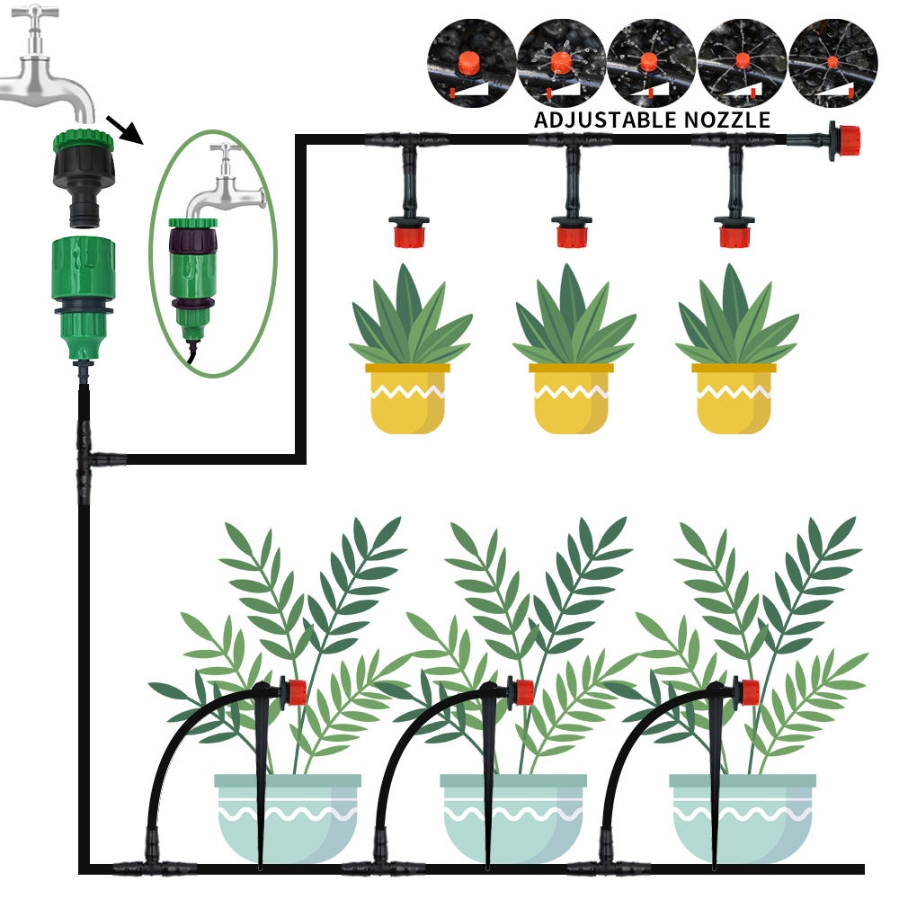 نظام ري بالتنقيط الصغير المحمو - مراجعة Smart Garden Hose وسعره