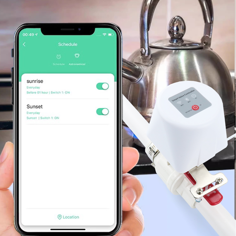 Tuya WiFi صمام المياه اللاسلكي - مراجعة Smart Garden Instructions وسعره