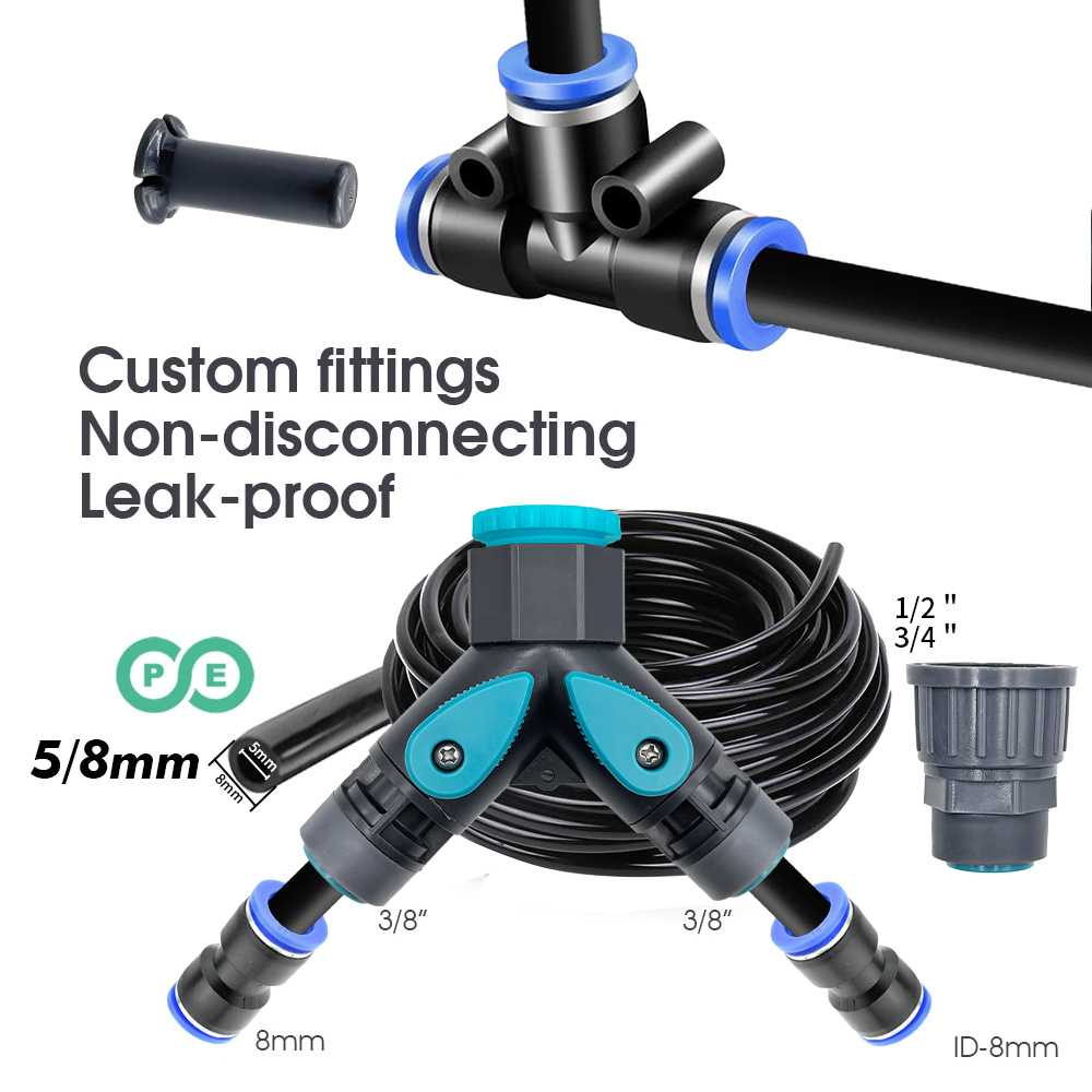 طقم رشاش خرطوم حديقة من البولي - مراجعة Smart Garden Hose وسعره