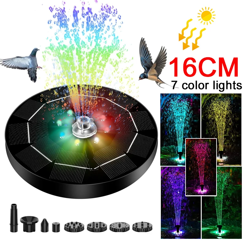 مصباح حبر LED دوار شمسي ، 7 أل - مراجعة Smart Garden Lighting System وسعره