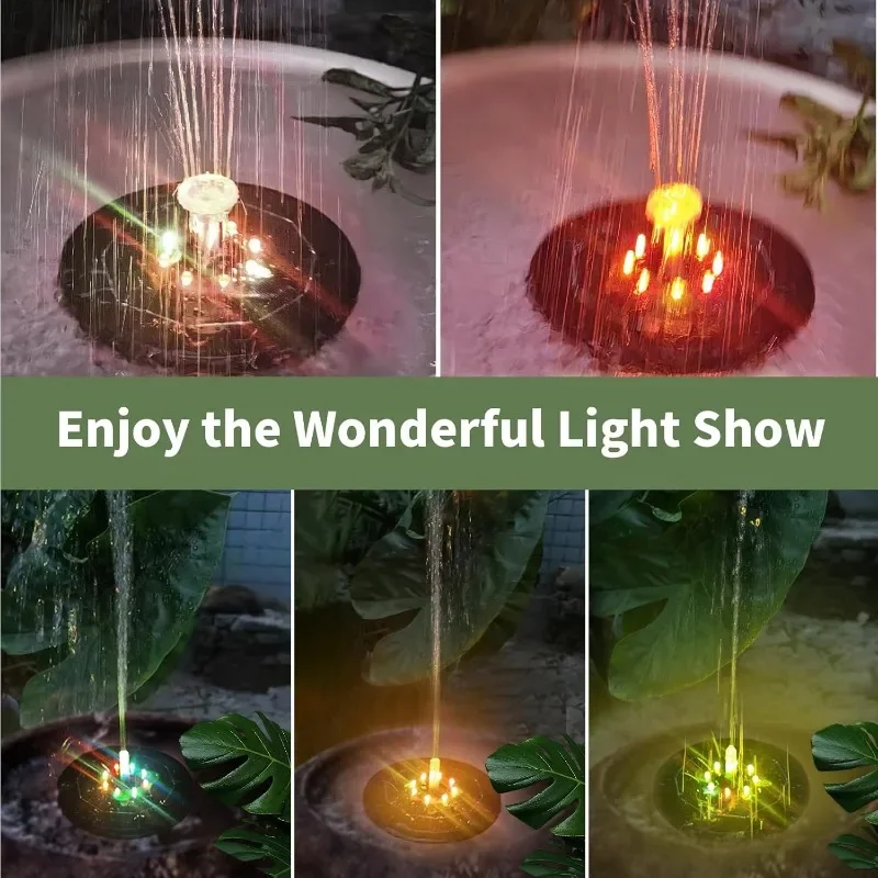 مصباح حبر LED دوار شمسي ، 7 أل - مراجعة Smart Garden Lighting System وسعره