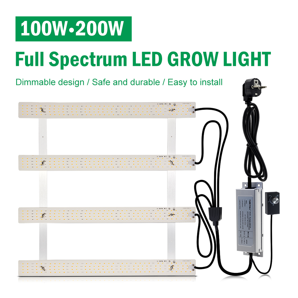 🌴 مصباح نمو LED بقوة 100 واط و - مراجعة Plant Grow Light Full Spectrum وسعره