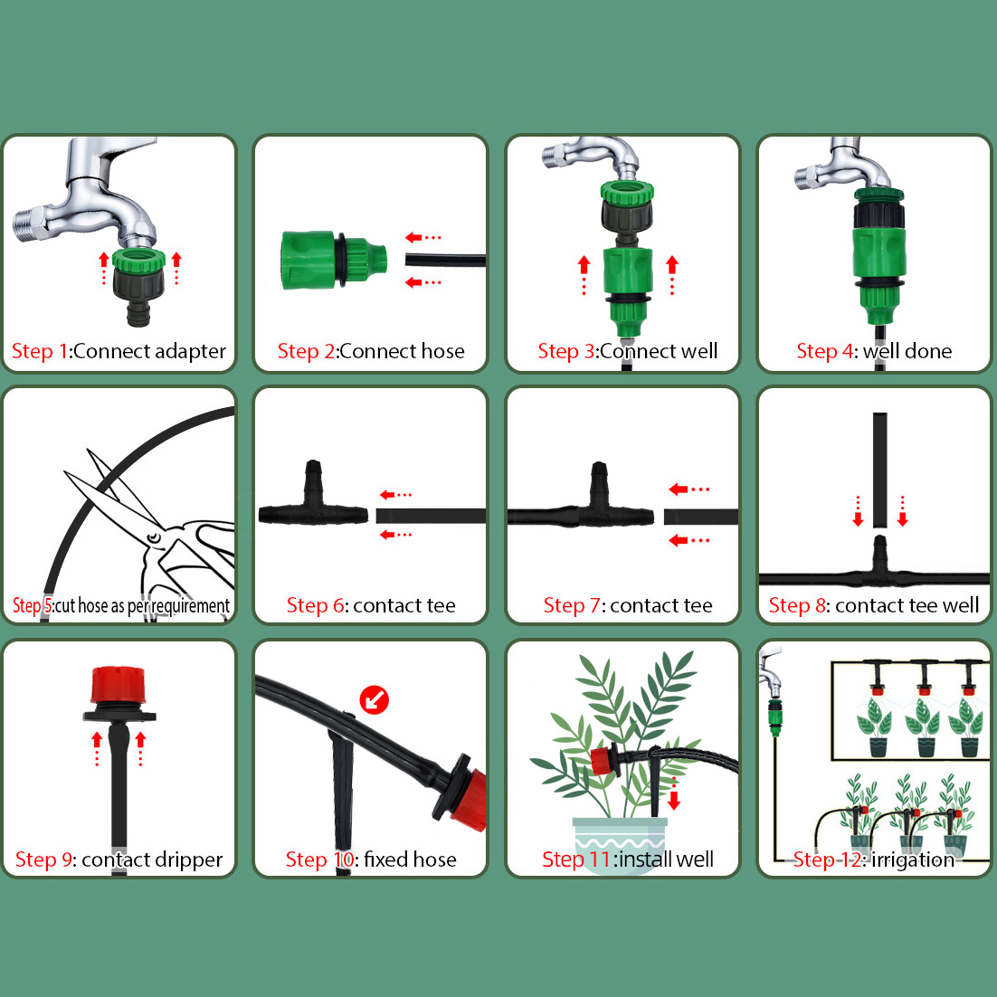 مجموعات الري بالتنقيط الأوتوما - مراجعة Smart Garden Hose وسعره