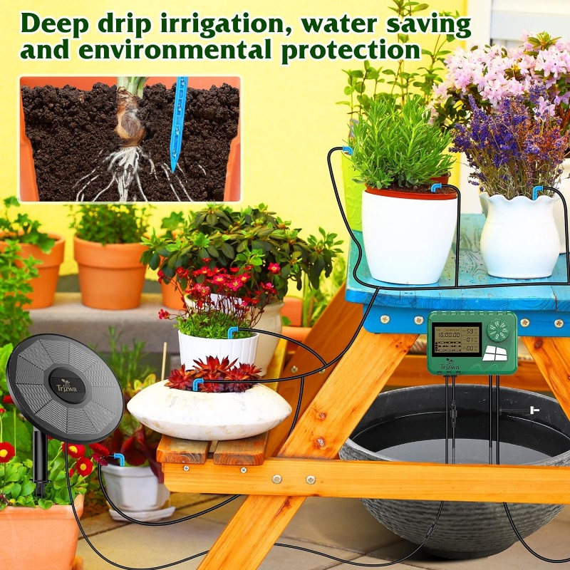 معدات الري بالطاقة الشمسية طقم - مراجعة Smart Urban Garden وسعره