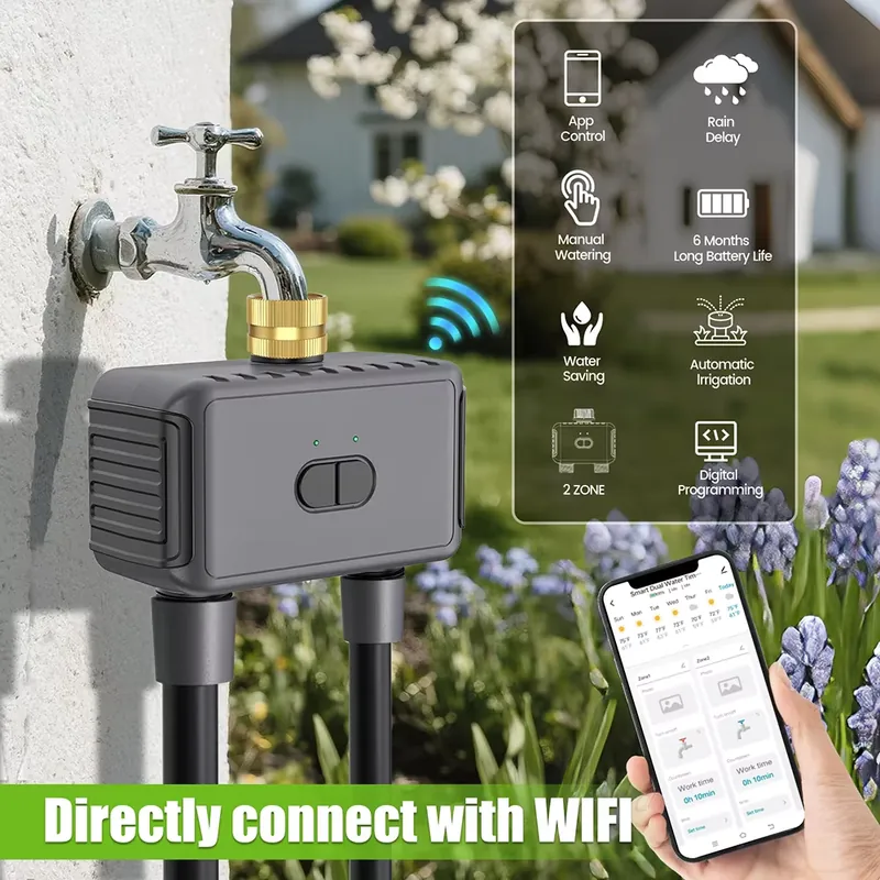 WAP01 مؤقت ري ذكي بتحكم عبر تط - مراجعة Smart Garden Watering وسعره