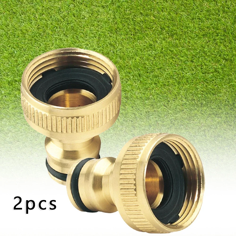 قطعتان من محول صنبور الحديقة 3 - مراجعة Smart Garden Hose وسعره