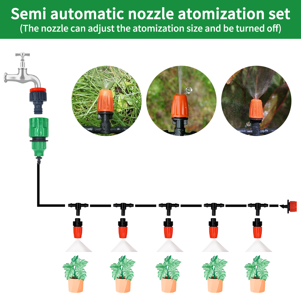 مجموعة فوهات الضباب للري 5M-20 - مراجعة Smart Garden Hose وسعره