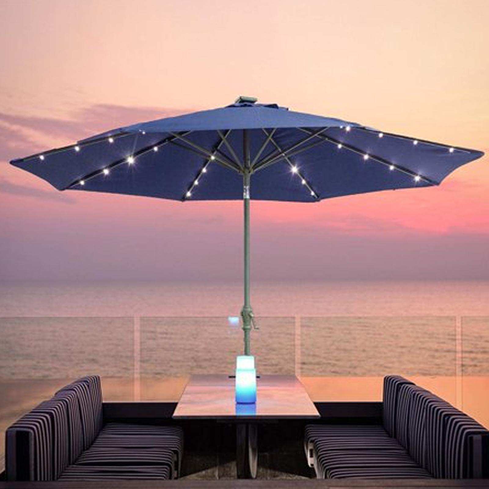 مصباح شمسي على شكل مظلة مع 104 - مراجعة Smart Garden Lighting System وسعره
