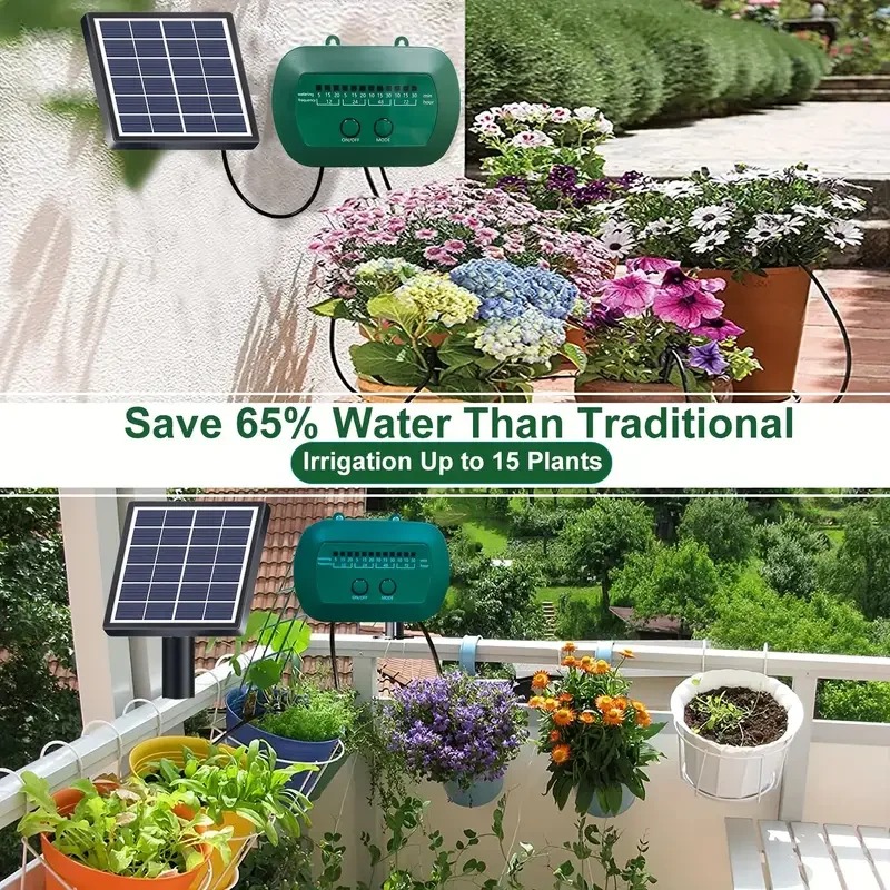 طقم الري الذكي بالطاقة الشمسية - مراجعة Smart Garden Watering وسعره