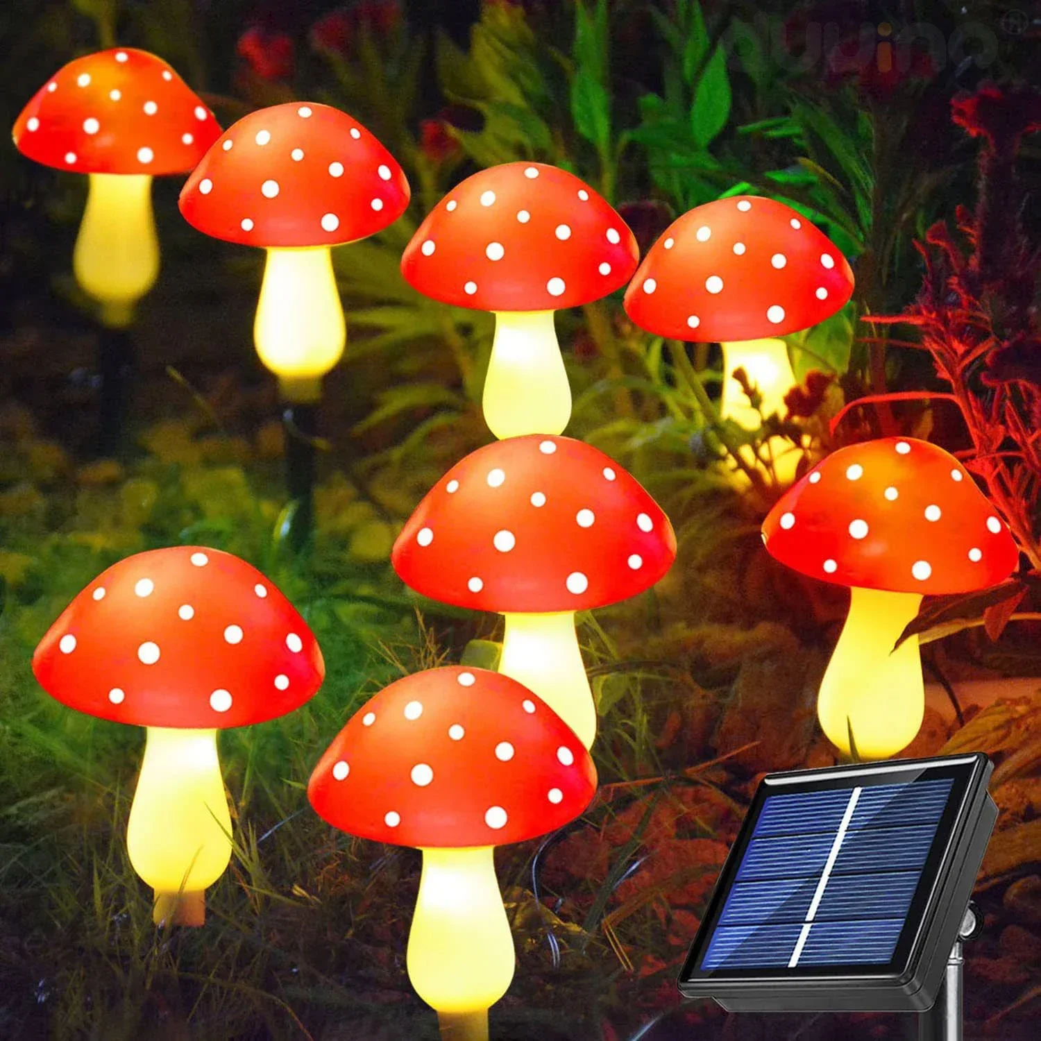 8/12/20 أضواء الفطر الشمسية رئ - مراجعة Smart Garden Solar وسعره