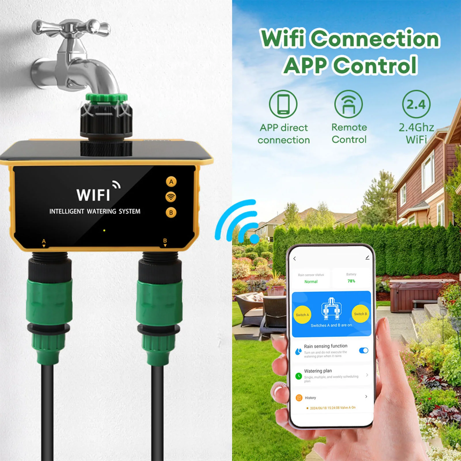 مؤقت ري ذكي يعمل بالطاقة الشمس - مراجعة Smart Garden Watering وسعره