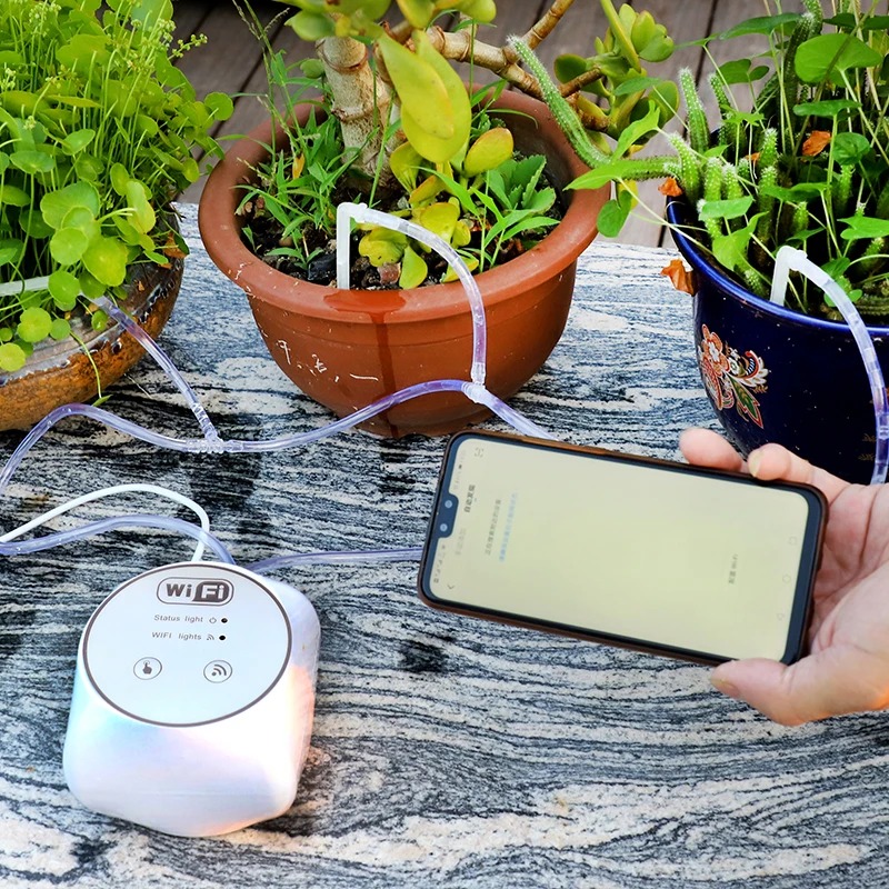 مجموعة سقي أوتوماتيكية كسولة ت - مراجعة Smart Garden Iot وسعره