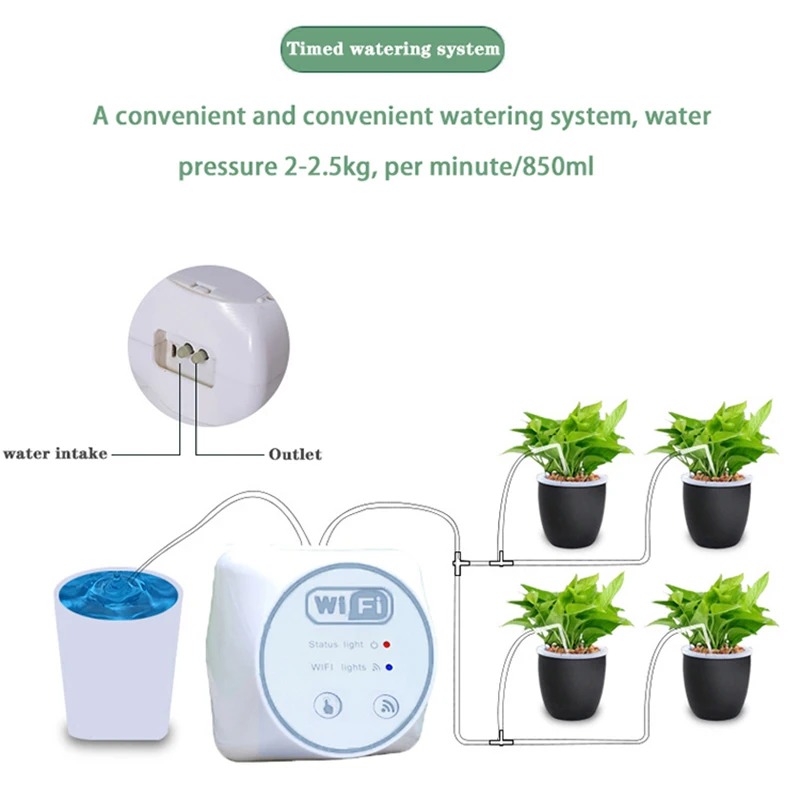 مجموعة سقي أوتوماتيكية كسولة ت - مراجعة Smart Garden Iot وسعره