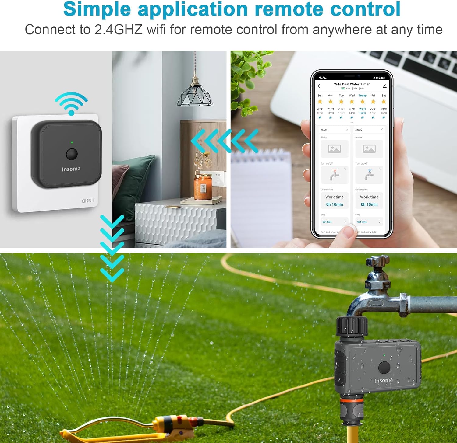 Insoma Wifi التلقائي الرش المو - مراجعة Smart Garden Iot وسعره